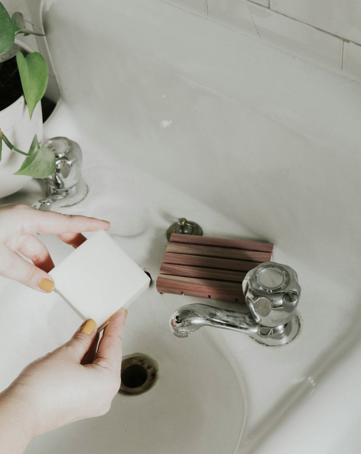 (Buy 3 Get 1 Free) Solid Dish Soap Bar | Bergamot + Lime | 4 Pack Zero Waste MVMT