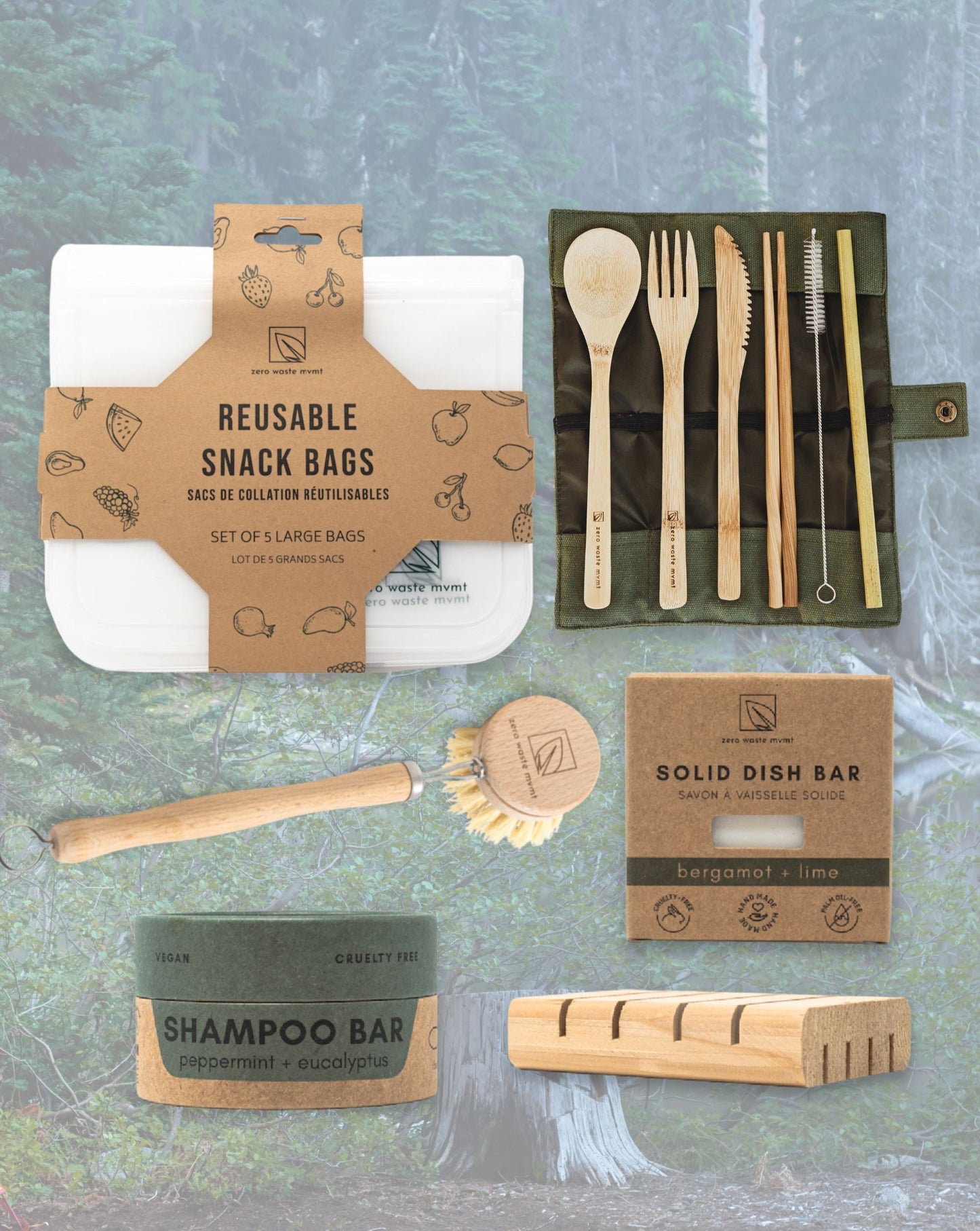 Camping Essentials Bundle Zero Waste MVMT 