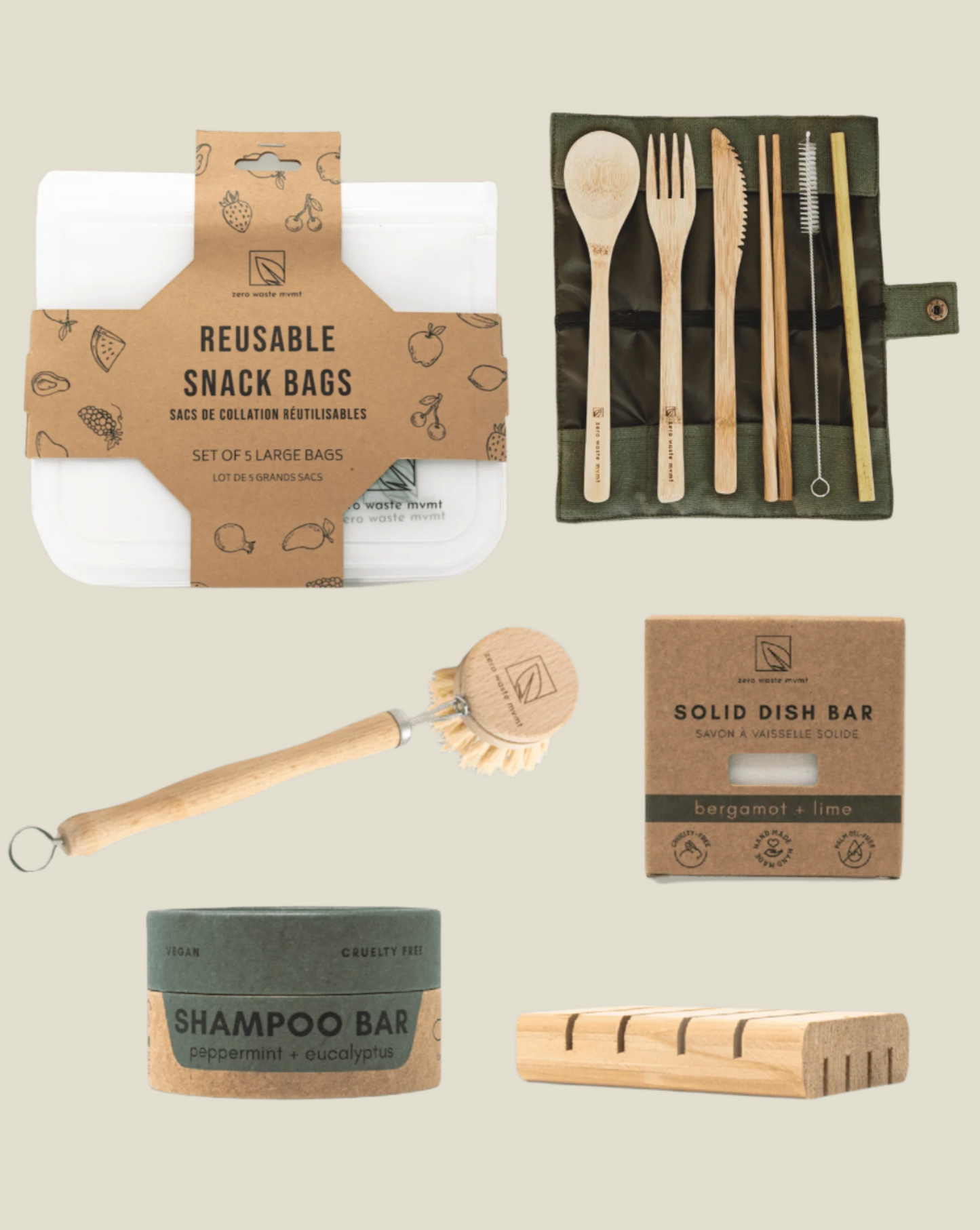 Camping Essentials Bundle Zero Waste MVMT 