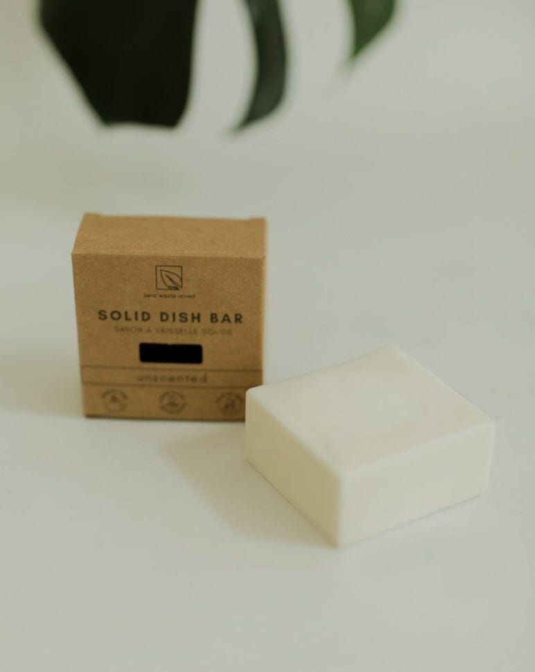 Solid Dish Soap Bar | Unscented | 4 Pack Dish Soap Bar Zero Waste MVMT 