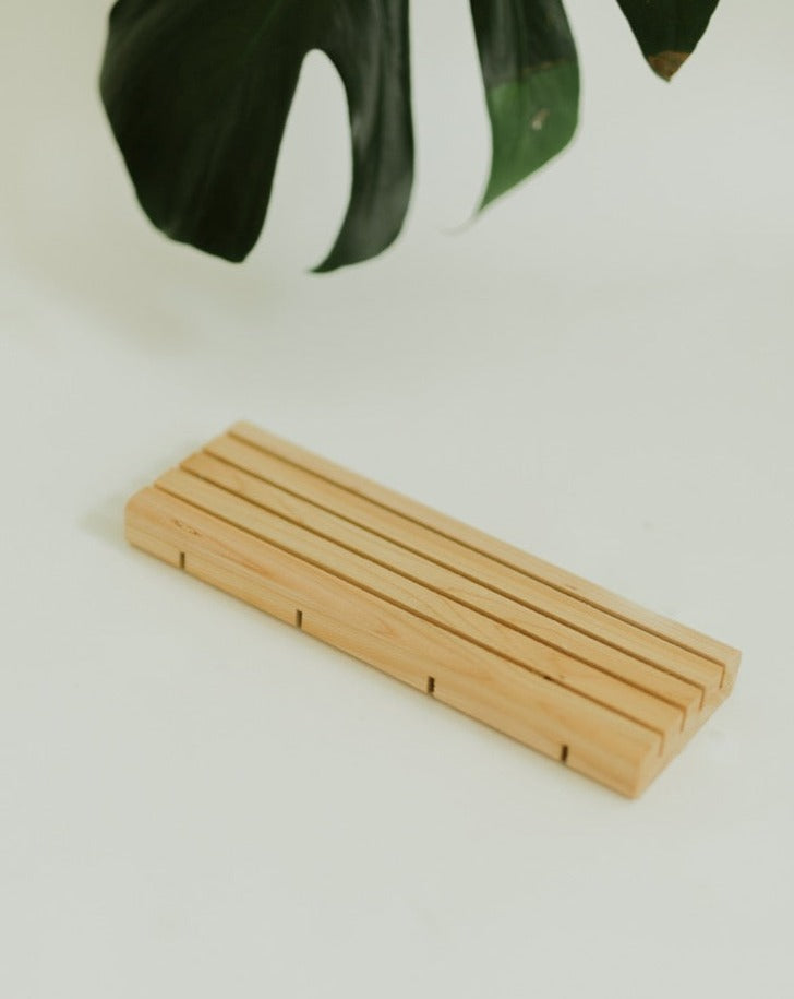 XL Cedar Soap Tray Zero Waste MVMT 